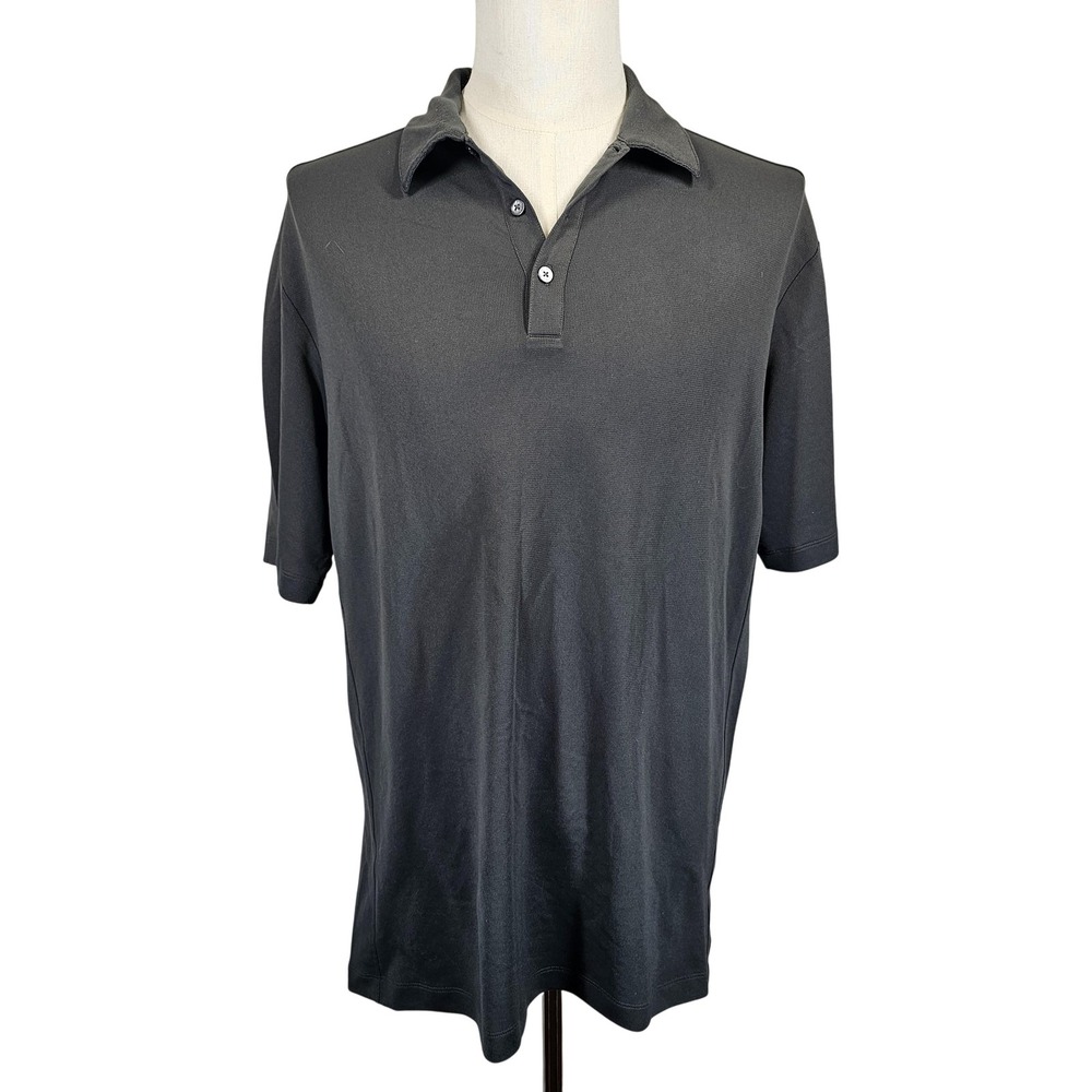 Nike Golf Polo Shirt Mens XL‎ Gray NikeFITDRY Dri Fit Performance Athletic